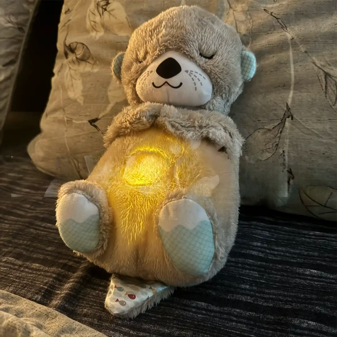 Peluche loutre apaisante